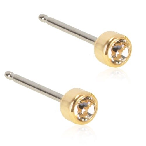 Golden Titanium Bezel 3 mm Crystal