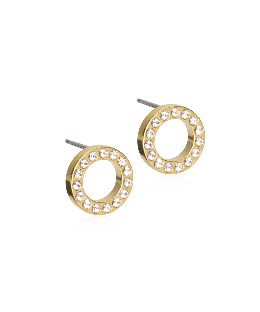 GT Brilliance Puck Hollow 10 mm, Crystal