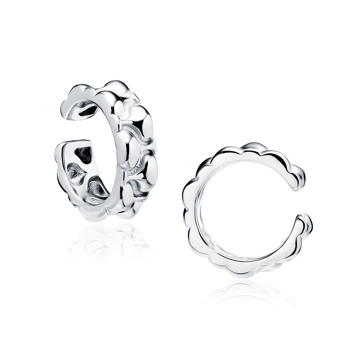 Earcuff zilver fantasie
