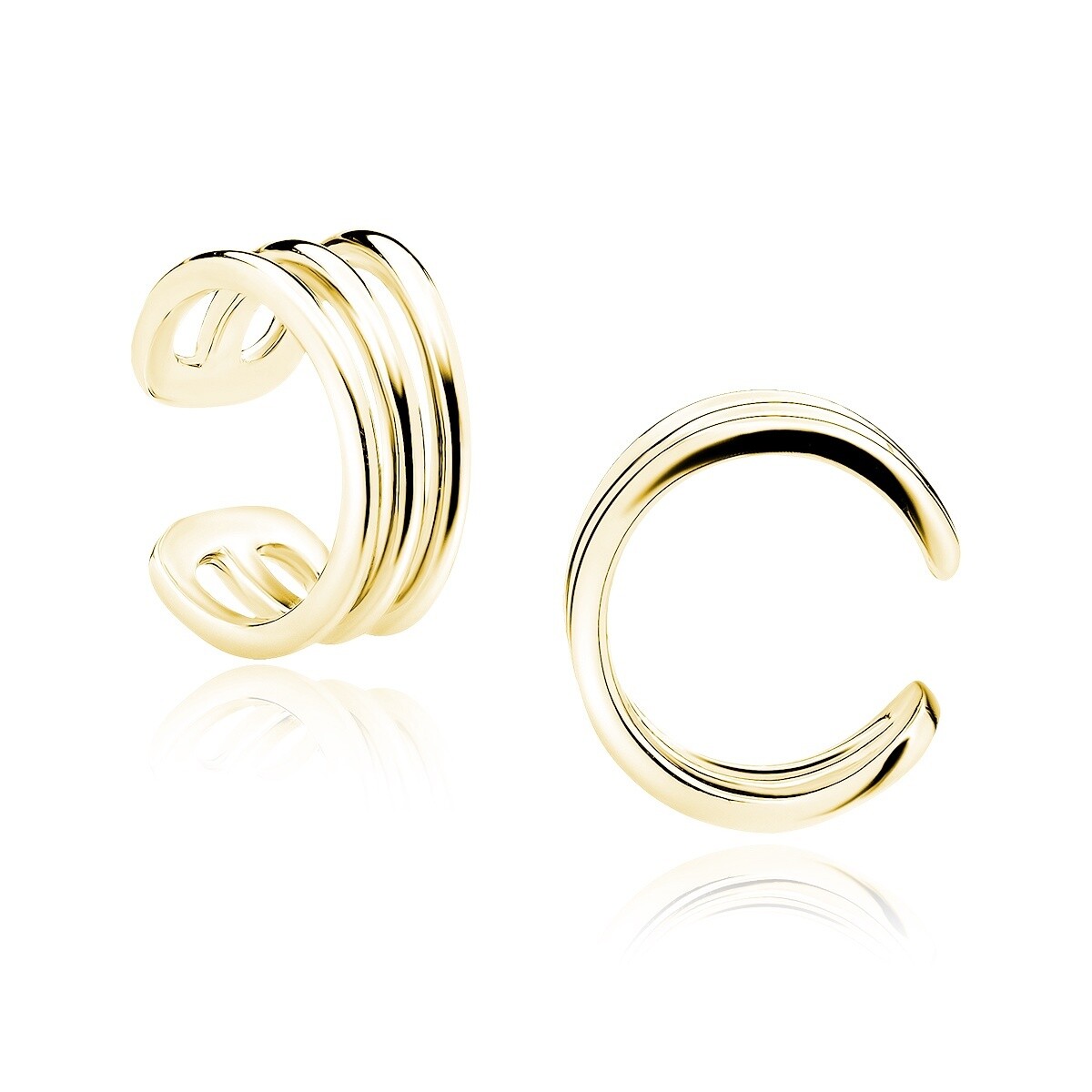 Earcuff &#39;triple&#39; gold plated