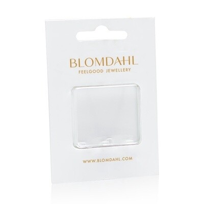 Set van 4 achterkantjes voor medisch plastic oorbellen