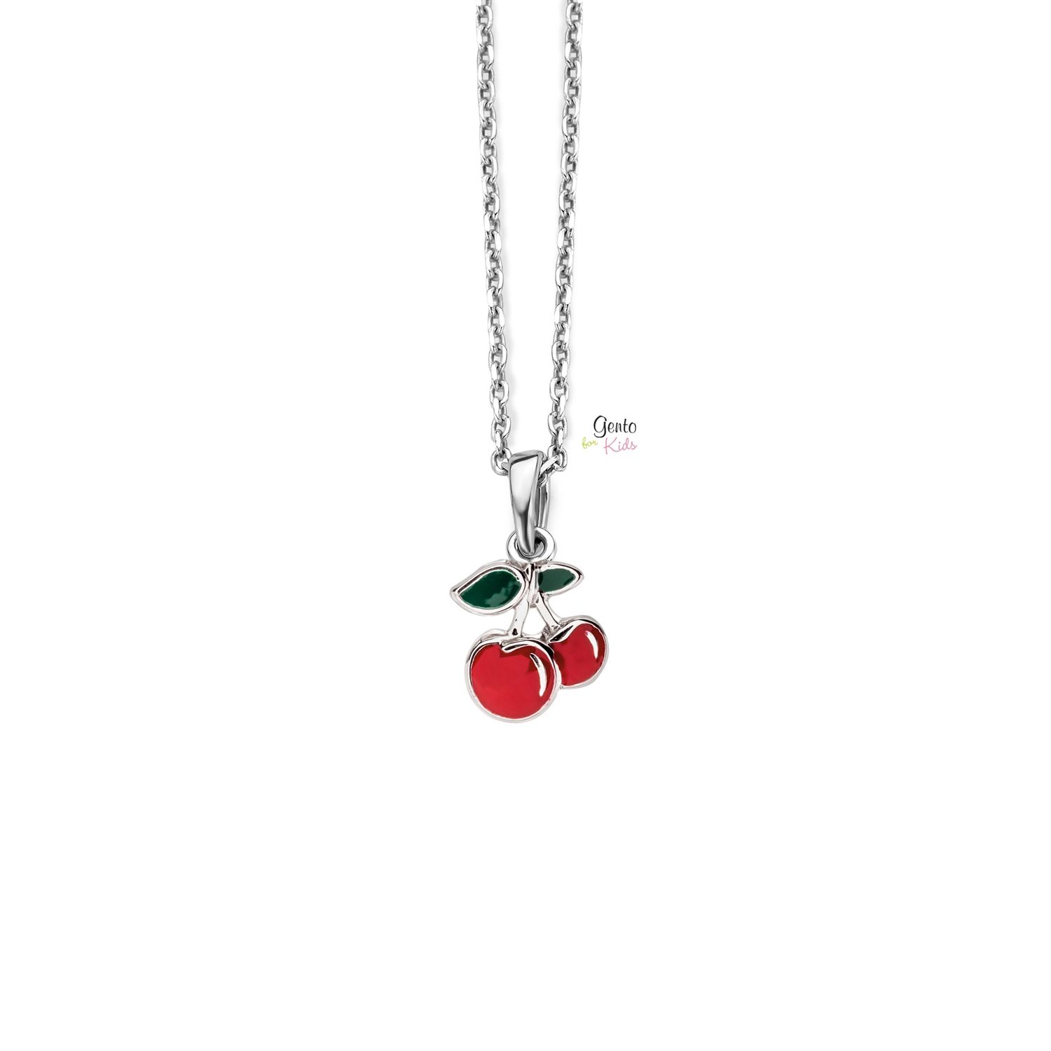 Kinderketting met kersen