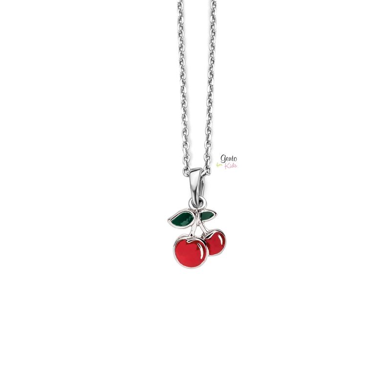 Kinderketting met kersen