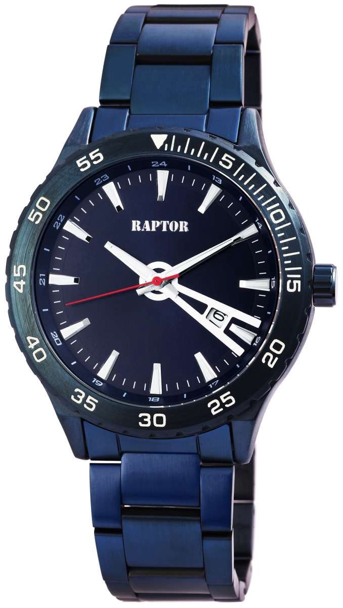 Horloge Raptor Pylon blauw metallic