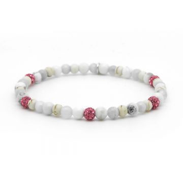 Armband natuursteen elastic 84482EL