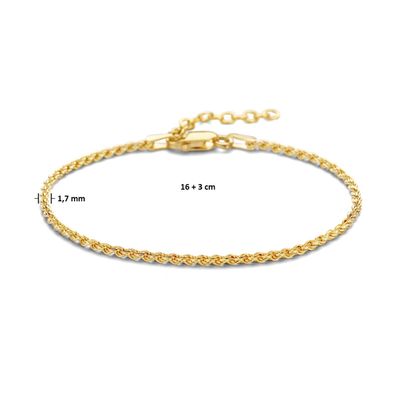 Armband koord 1,7mm 16cm