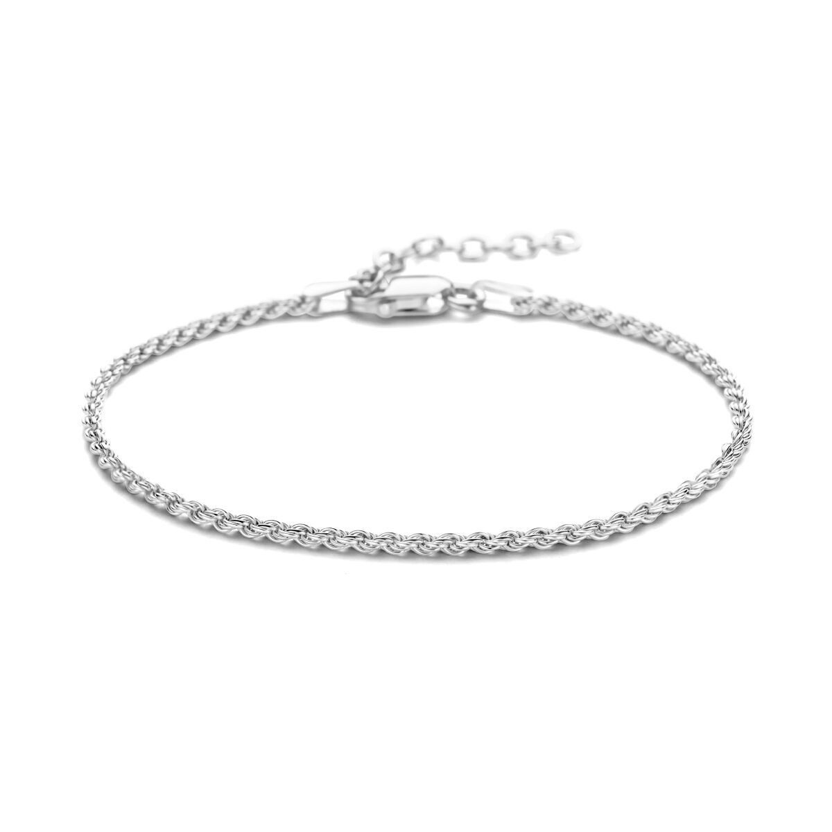 Armband Zilver koord 1,7mm 16+3cm