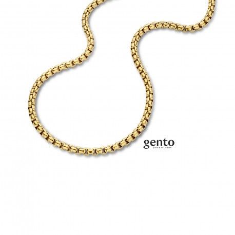 Ketting edelstaal goud L45