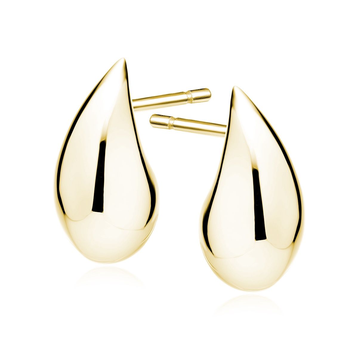 Druppel L18mm ZilverGoldPlated
