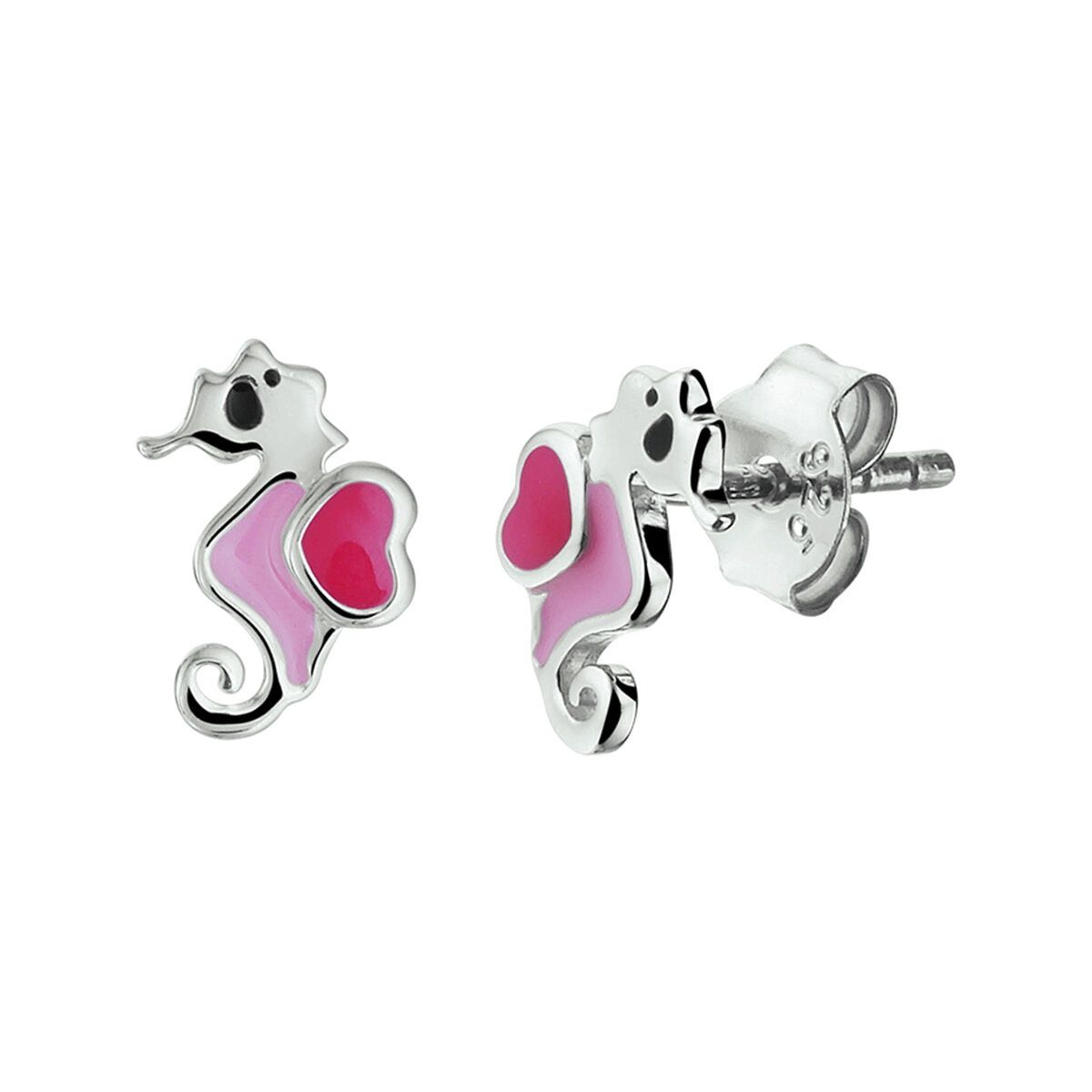 Kinderoorbellen roze zeepaard