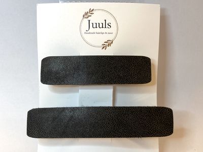 Haarspelden French barette zwart moeder/dochter