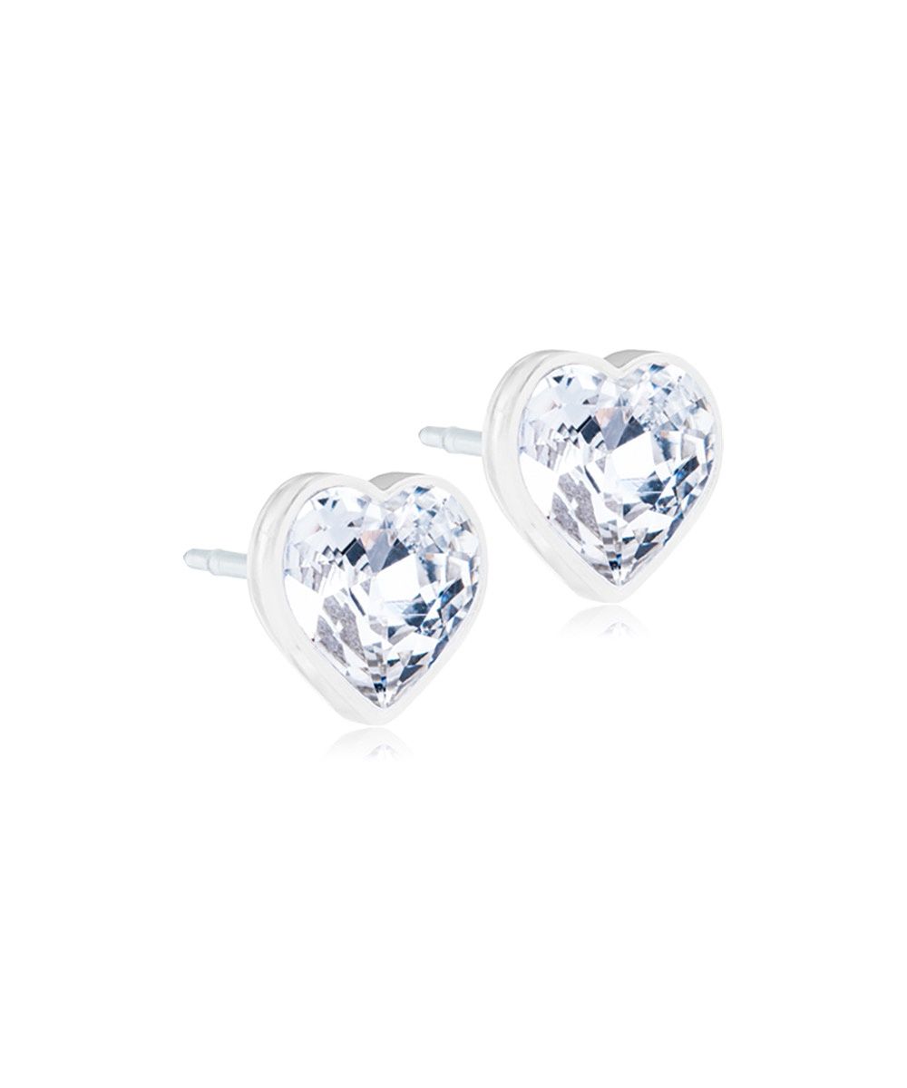 MP Heart 6 mm, Crystal