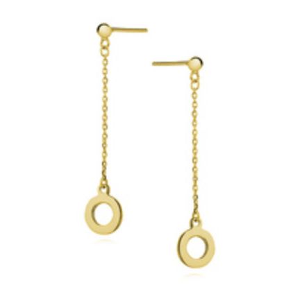 Stekers GoldPlated ketting met cirkel