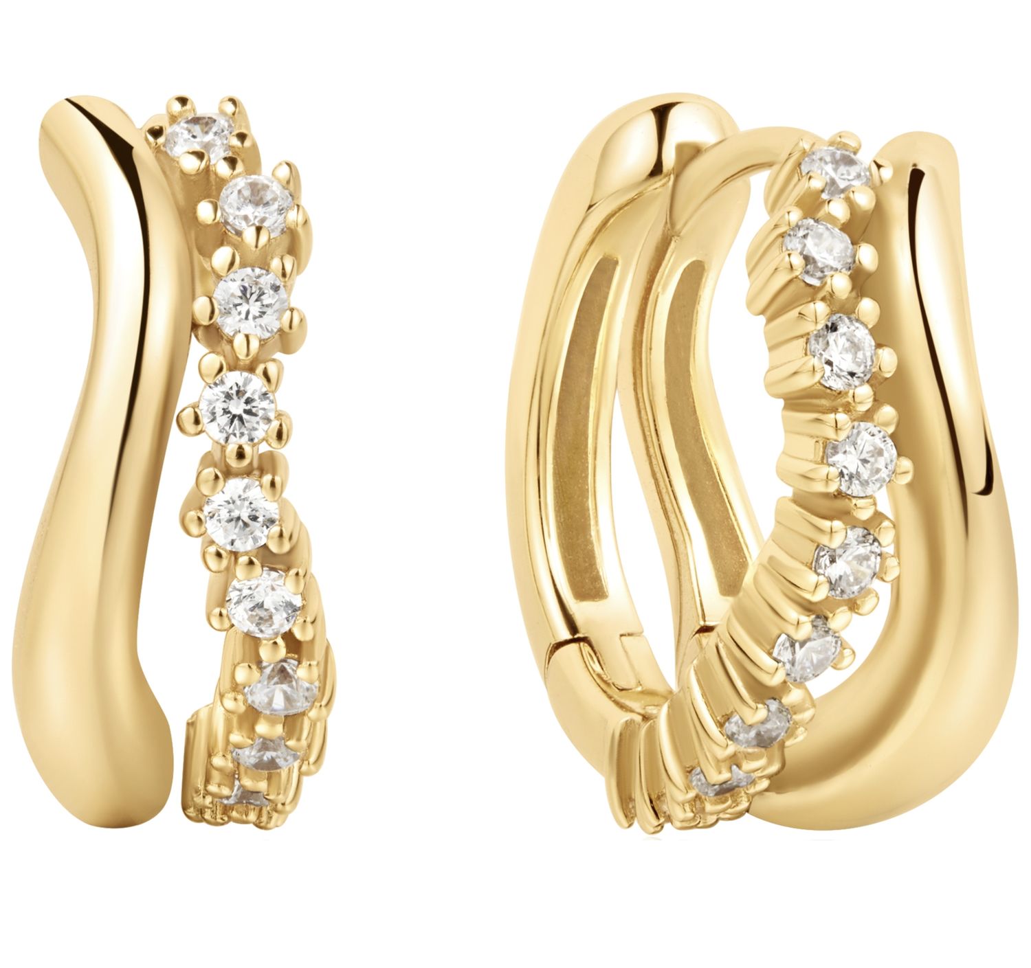 GOLD SPARKLE DOUBLE HUGGIES