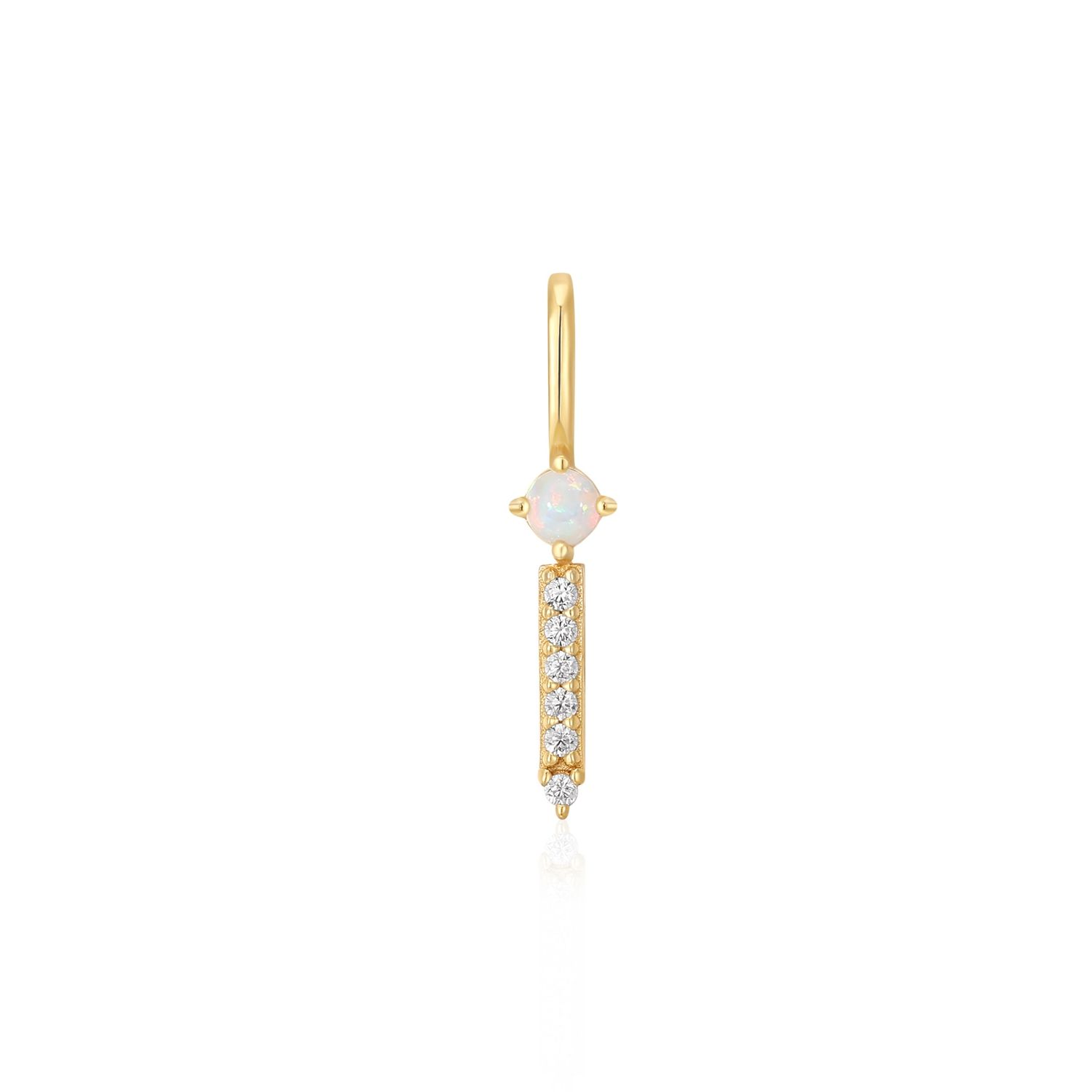GOLD KYOTO OPAL SPARKLE BAR CHARM