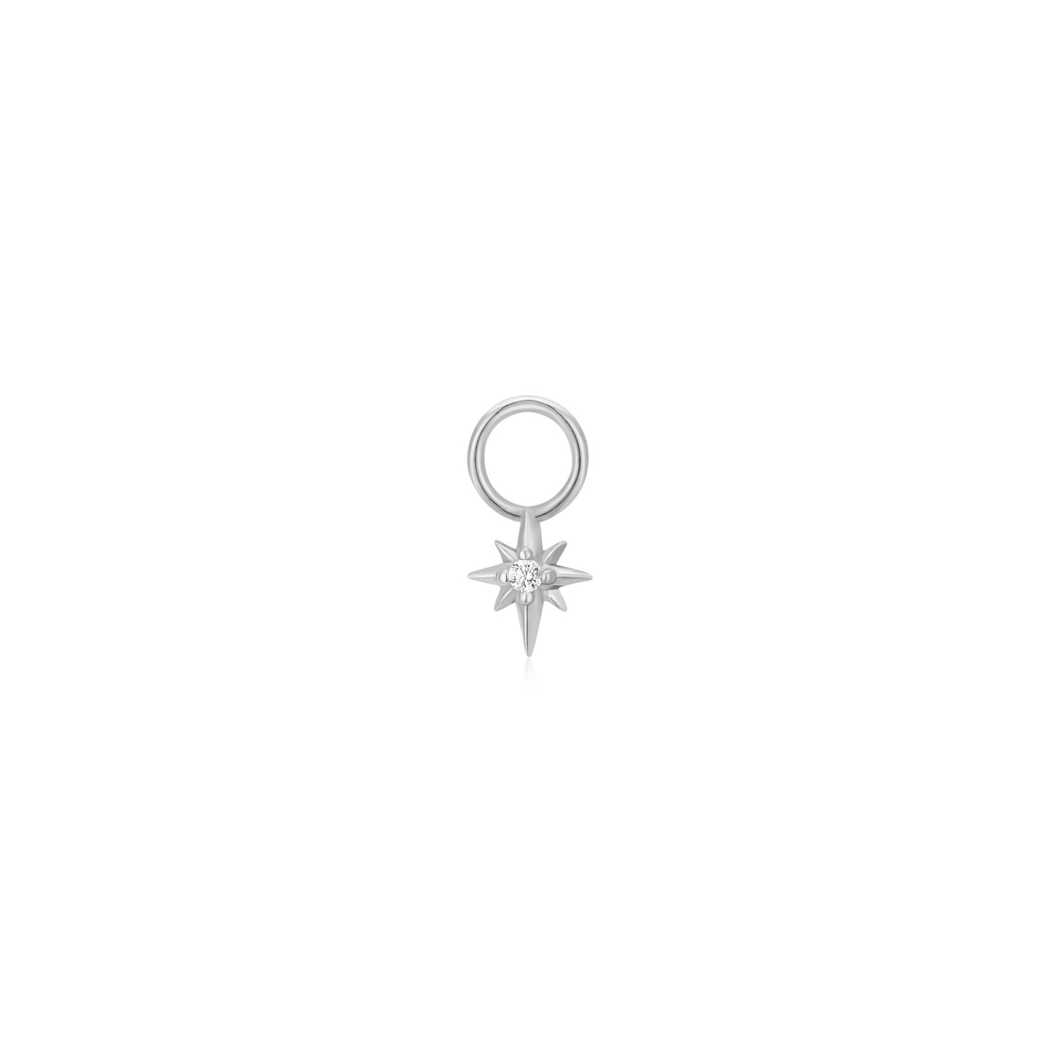 SILVER STAR EARRING CHARM
