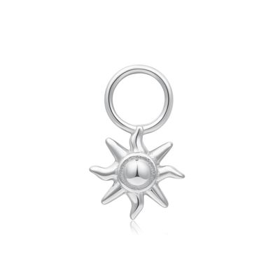 SILVER SUNSHINE EARRING CHARM
