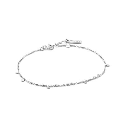 GEOMETRY MIXED DISCS BRACELET Silver