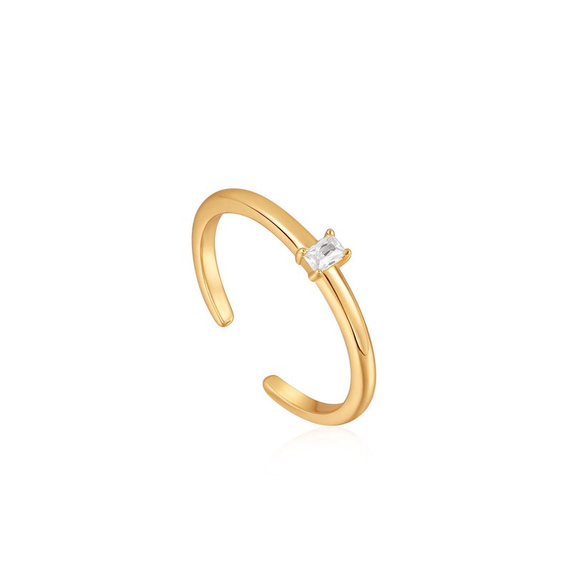 GLAM ADJUSTABLE RING  Gold