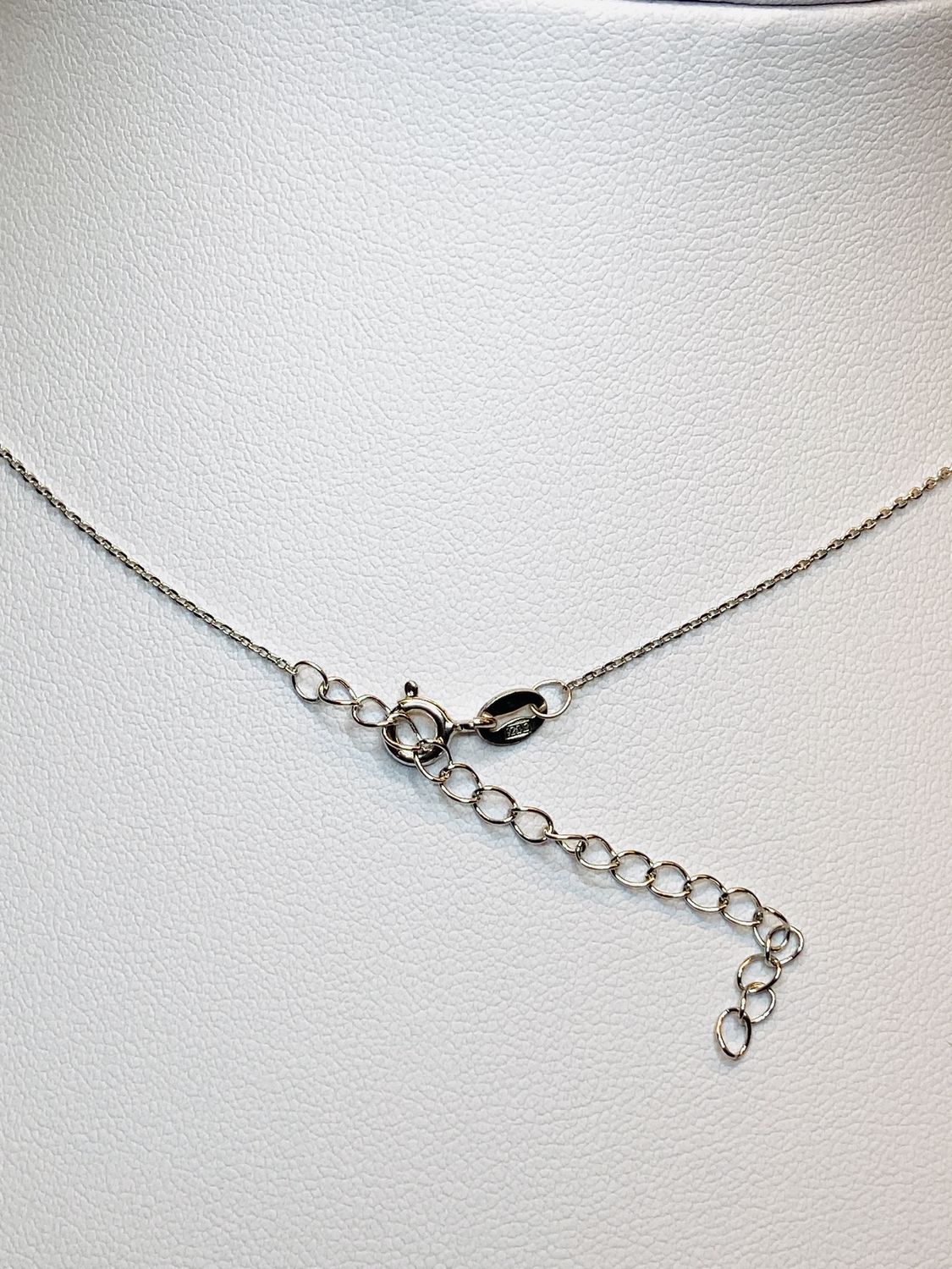 Zilveren ketting 40+5cm