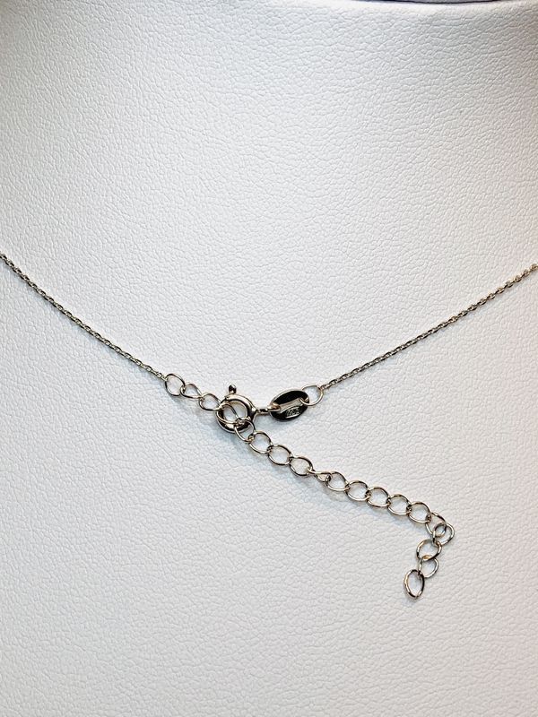 Zilveren ketting 40+5cm