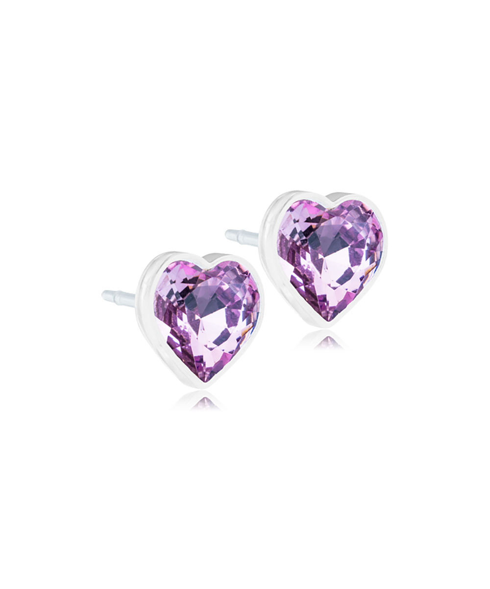 MP Heart 6 mm, Light amethyst