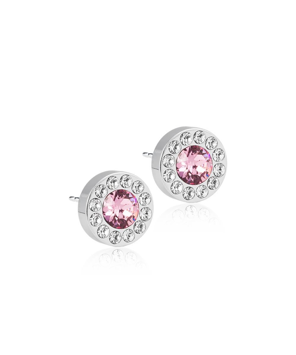 ST Brilliance Halo 8 mm, Crystal/light rose