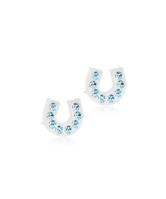 MP Brilliance Horseshoe 7 mm, Aquamarine