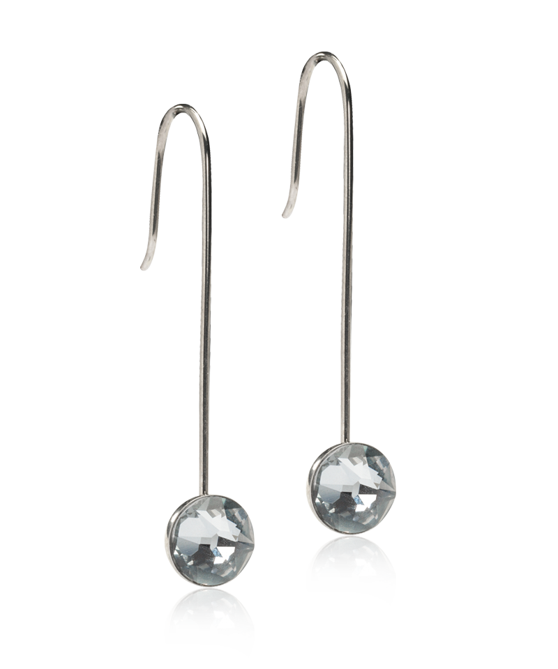 NT Straight Pendant Bezel 8mm Black Diamond