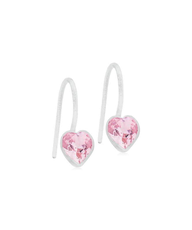 MP Pendant Fixed Heart 6 mm, Light rose