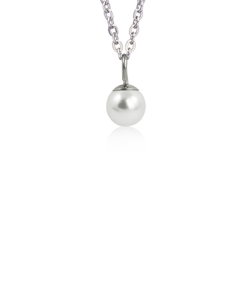 S Pearl 6 mm, White