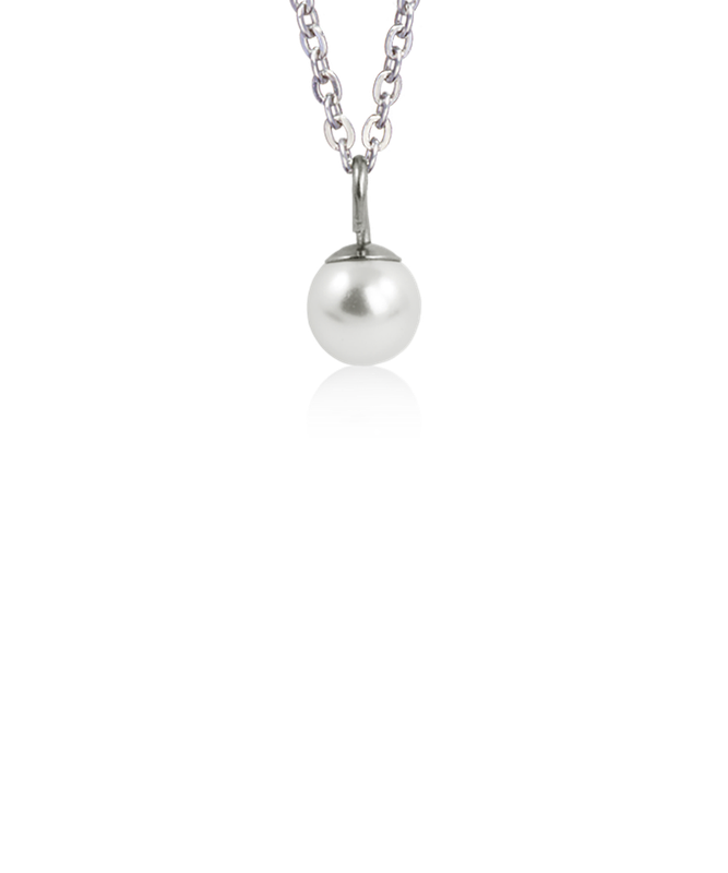 S Pearl 6 mm, White