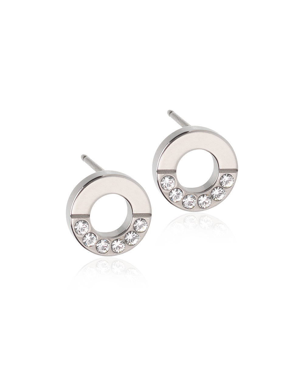 NT Brilliance Puck Hollow Split 8 mm, Crystal