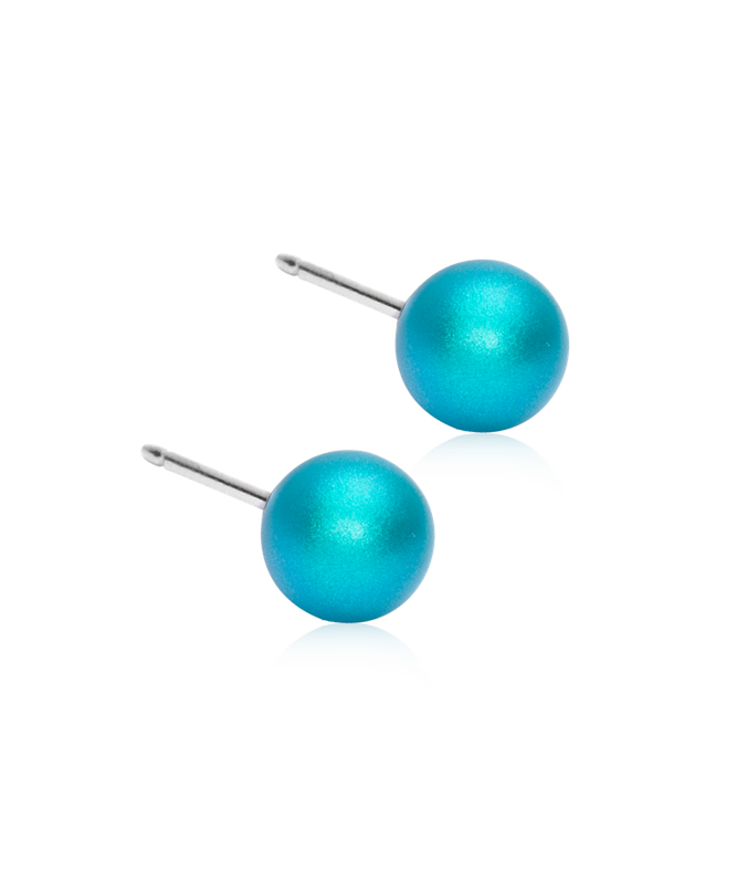 NT Pearl 6mm Blue Zircon