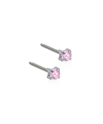 ST Tiffany 3 mm. CZ Light rose