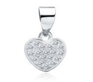 Hanger hart met zirkonen