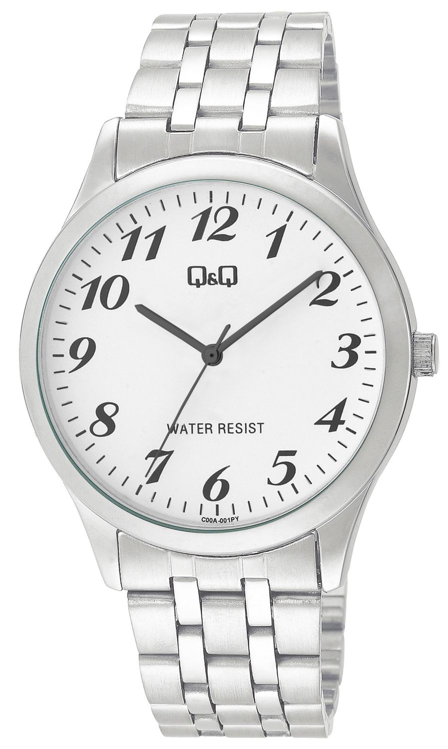 Q&amp;Q Herenhorloge Witte wijzerplaat C00A-001PY