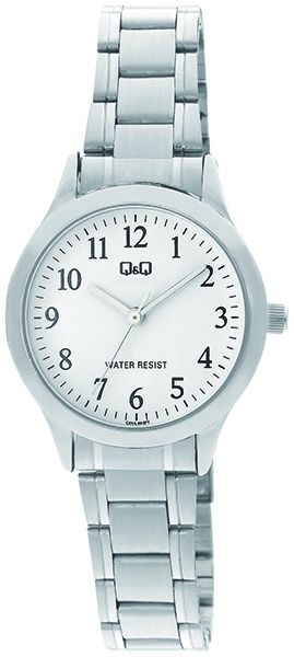 Q&amp;Q dameshorloge Witte wijzerplaat C01A-004PY