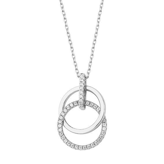 Ketting circles with zirconia