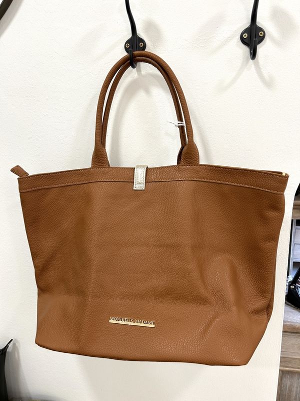 Handtas Mondieux XL Camelkleur