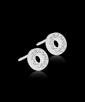 MP Brilliance Puck Hollow 8 mm. Crystal