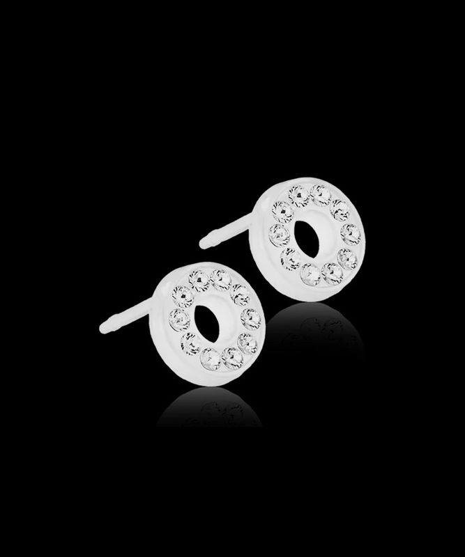MP Brilliance Puck Hollow 8 mm, Crystal