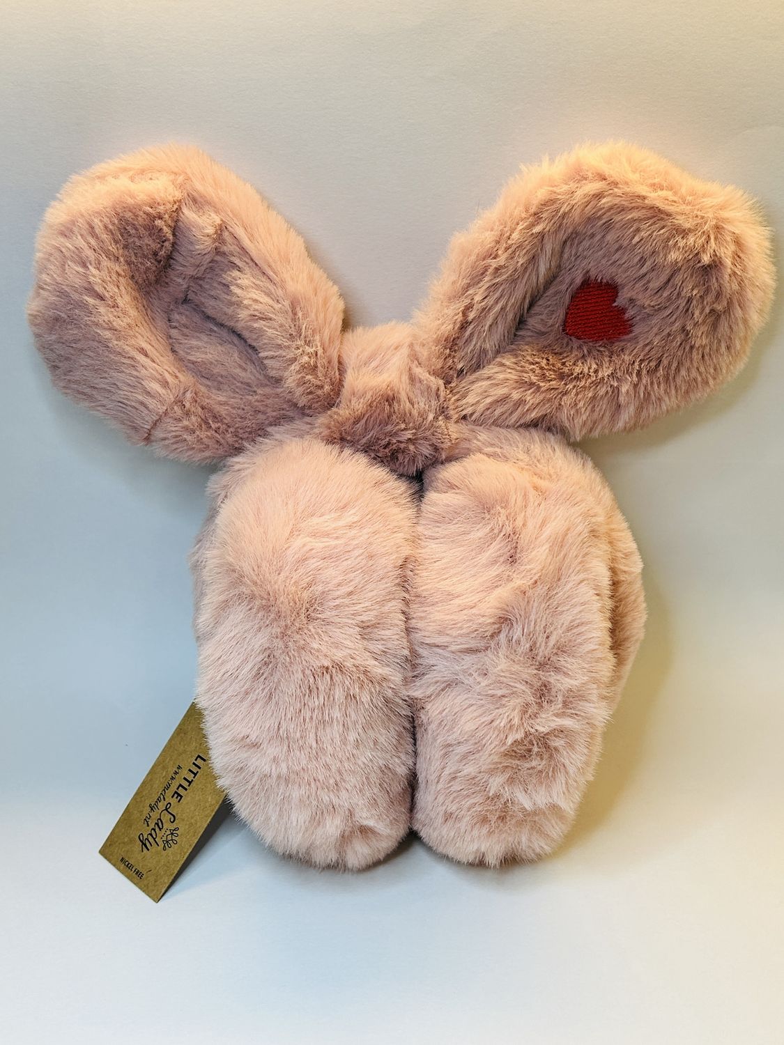 Oorwarmer Roze met oortjes en hart