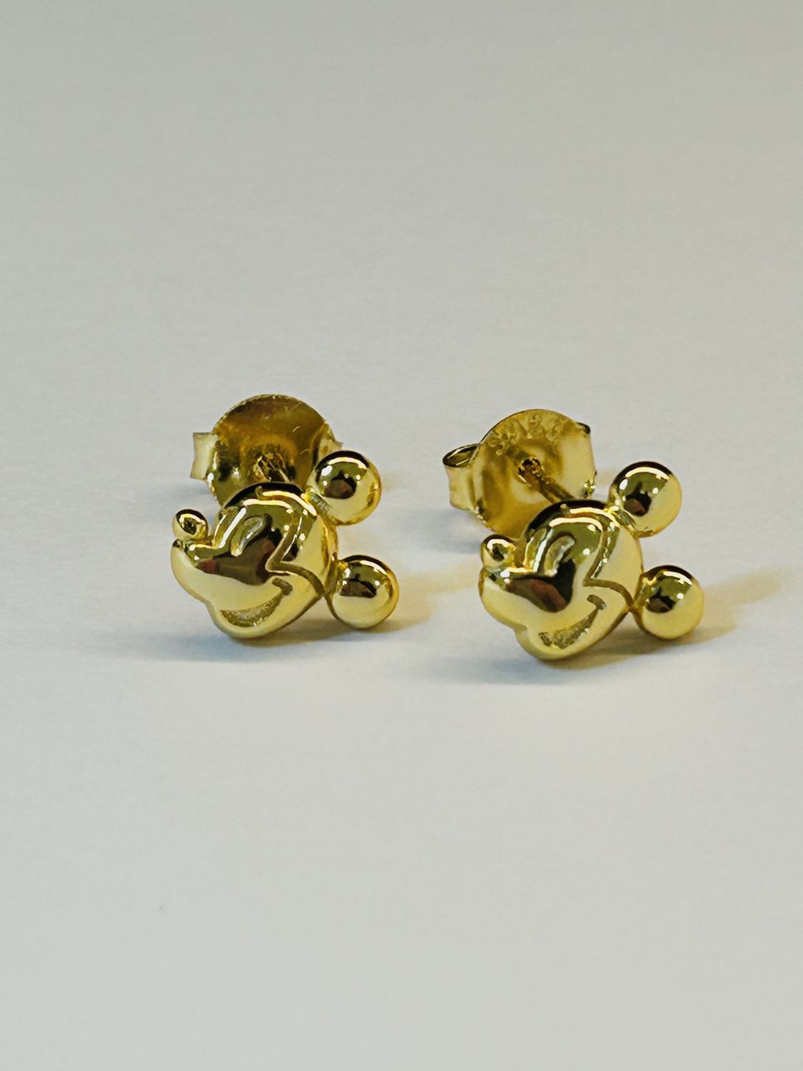 Oorbellen MickeyMouse Goldplated