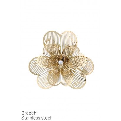 Broche elegante bloem