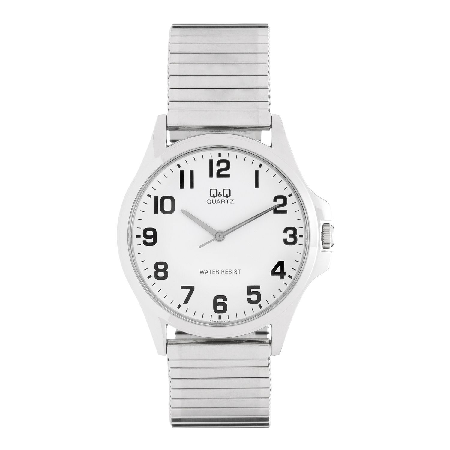 Q&amp;Q horloge met stalen rekband QA06J804Y