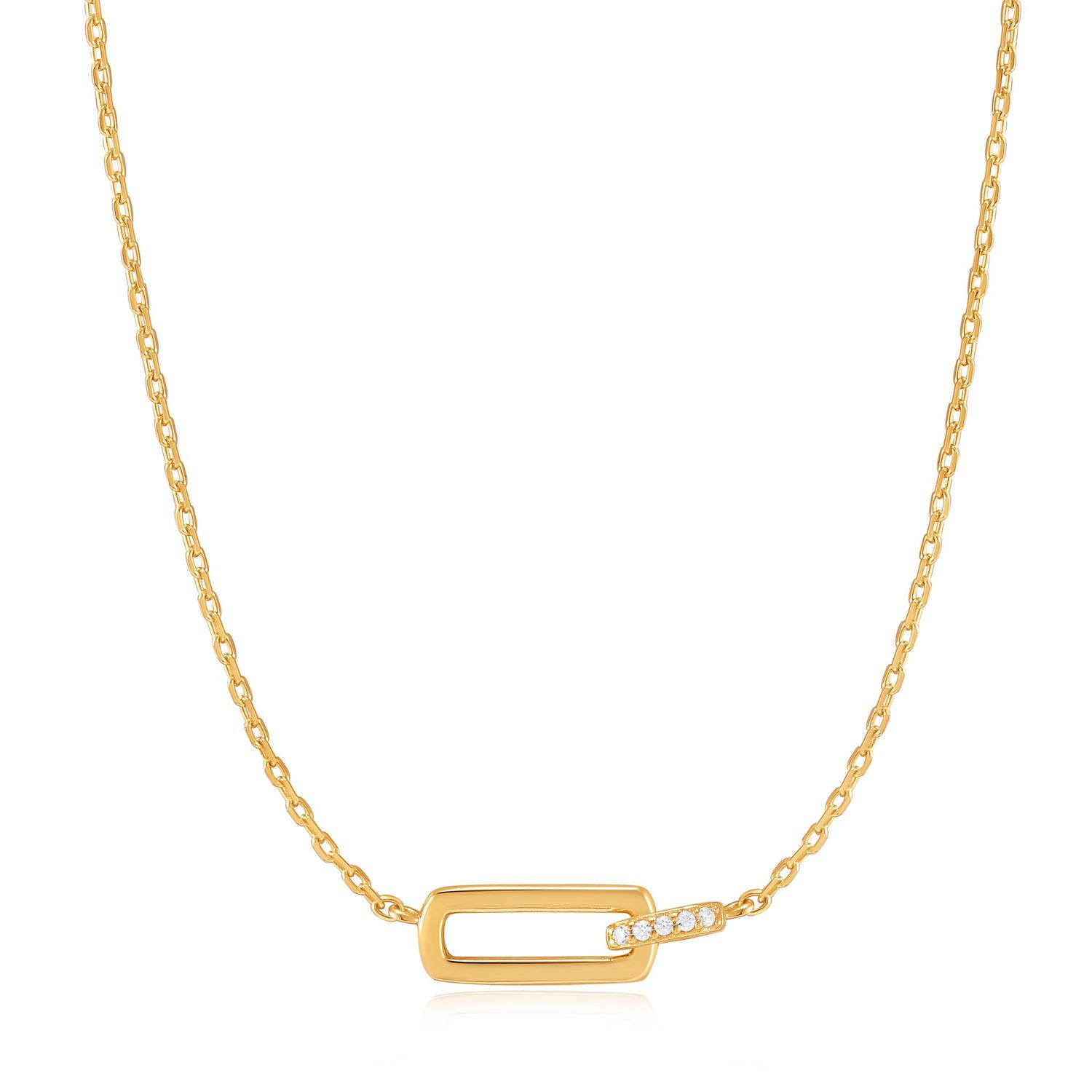 GLAM INTERLOCK NECKLACE Gold
