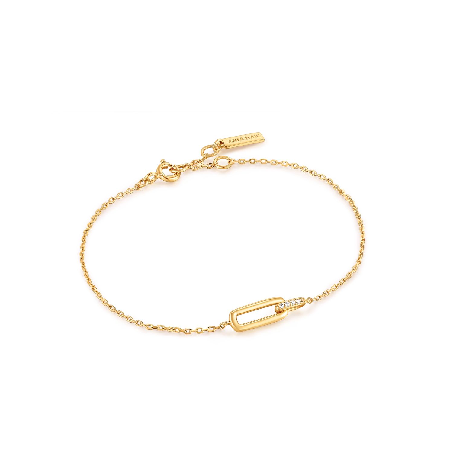 GLAM INTERLOCK BRACELET Gold