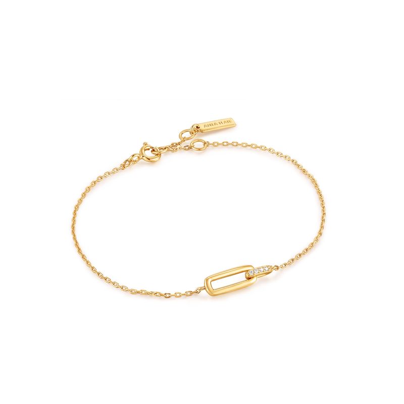 GLAM INTERLOCK BRACELET Gold