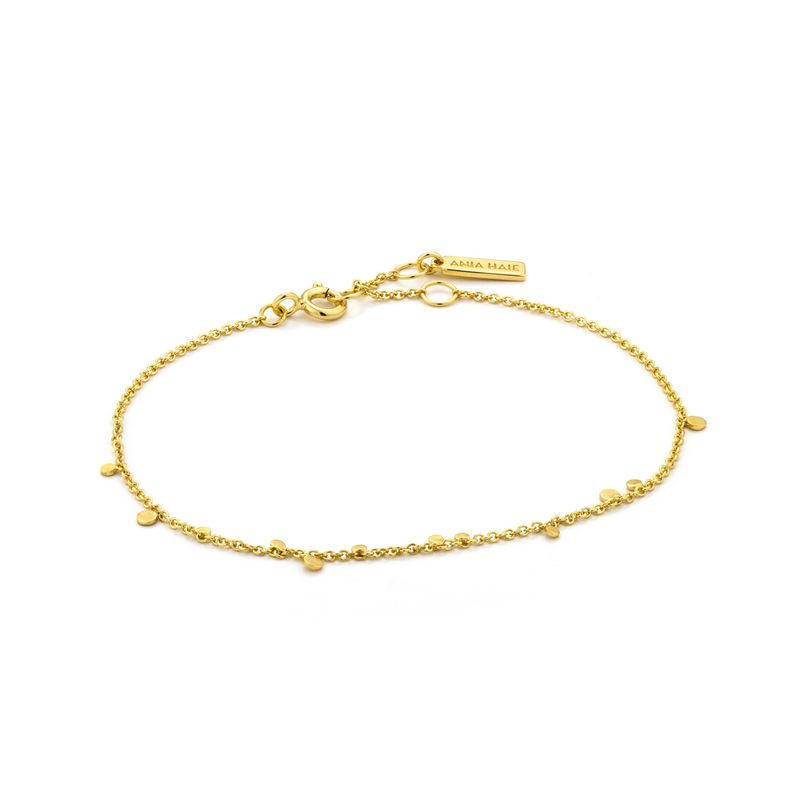 GEOMETRY MIXED DISCS BRACELET Gold